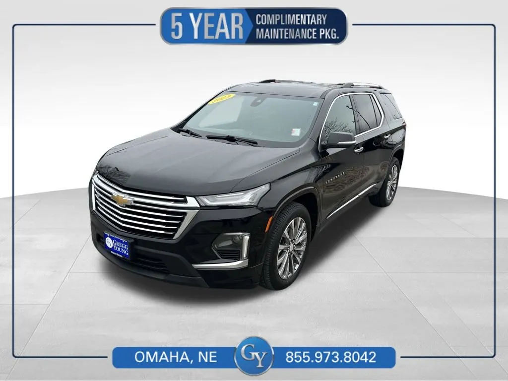 Black 2023 Chevrolet Traverse Premier for sale in Omaha, NE