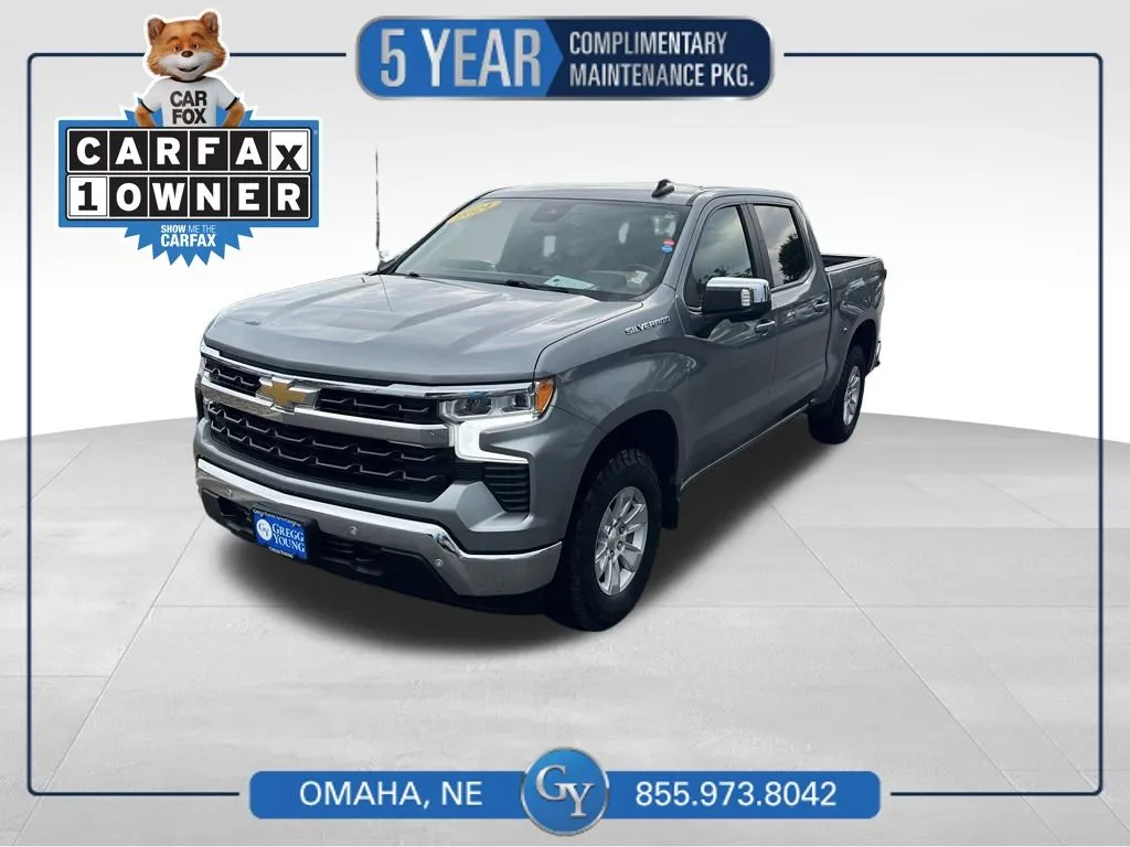 Gray 2024 Chevrolet Silverado 1500 LT for sale in Omaha, NE