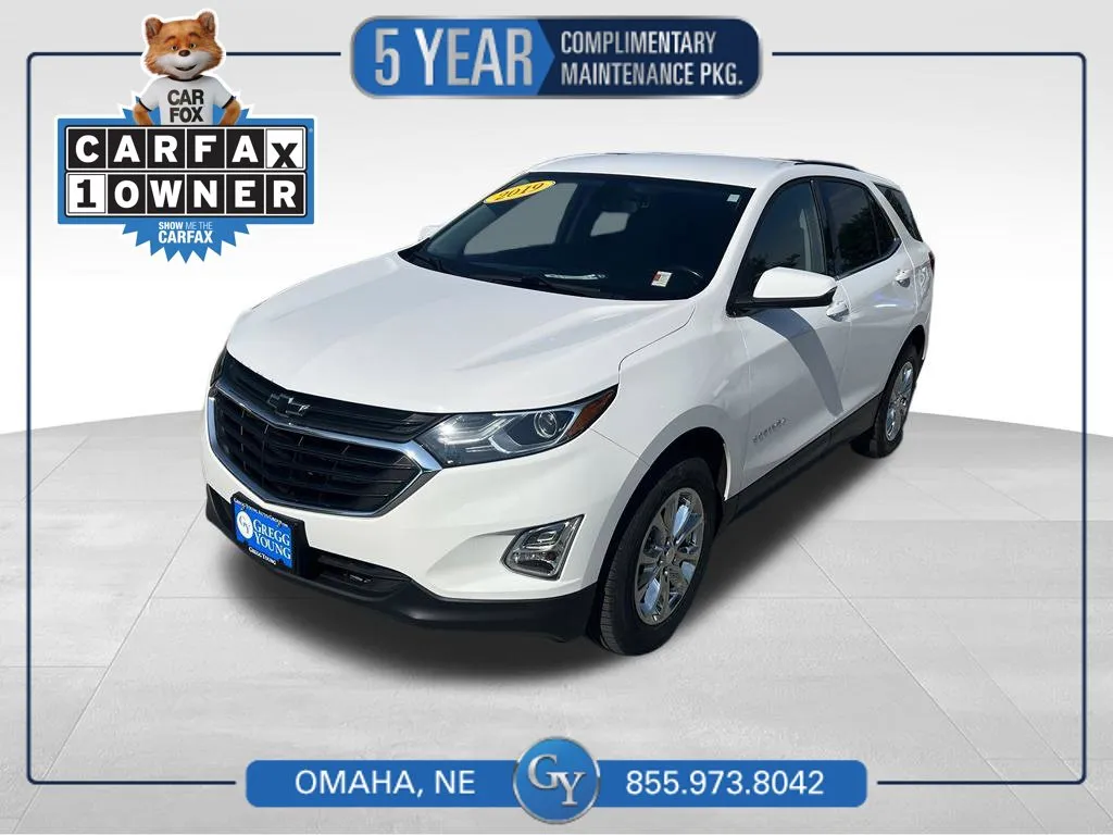 White 2019 Chevrolet Equinox LT for sale in Omaha, NE