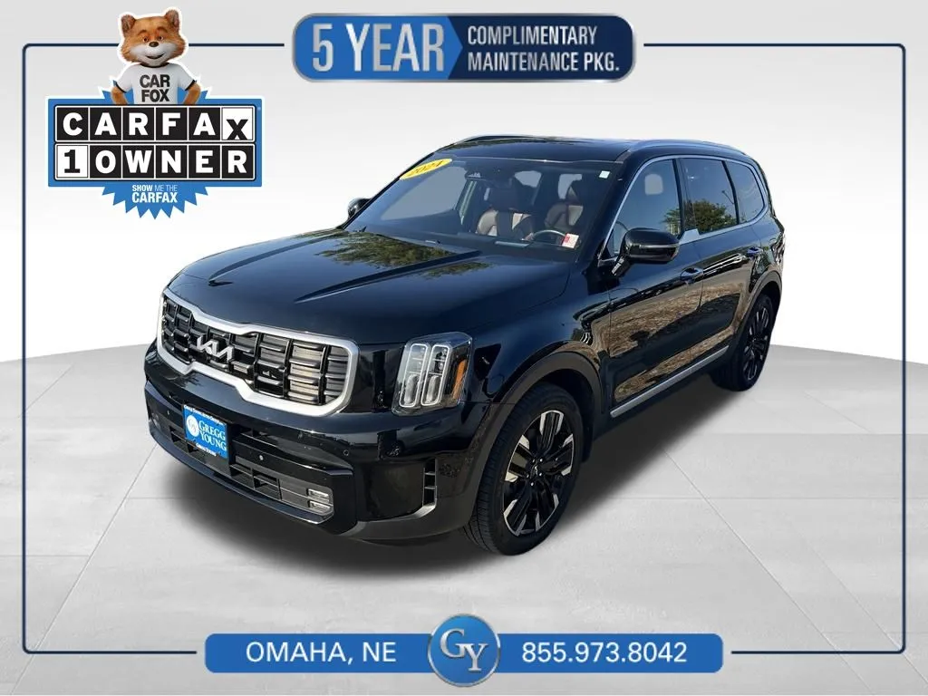 Black 2024 Kia Telluride SX-Prestige for sale in Omaha, NE