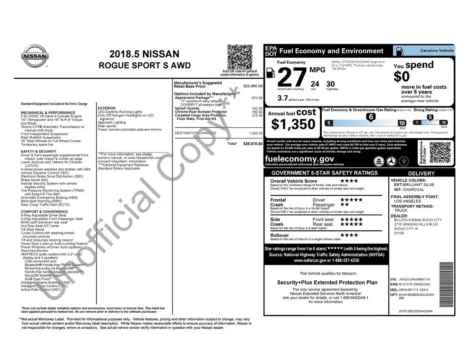 Photos of 2018 Nissan Rogue Sport S for sale in Omaha, NE at Gregg Young Chevrolet of Omaha