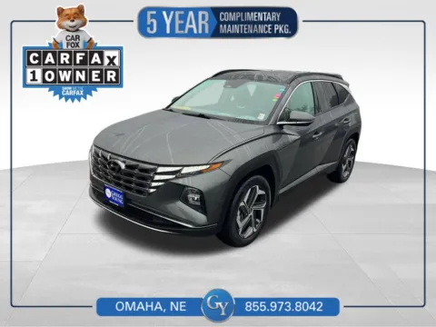 Gray 2022 Hyundai Tucson Hybrid Limited for sale in Omaha, NE