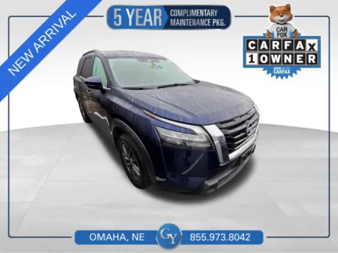 Blue 2024 Nissan Pathfinder SV for sale in Omaha, NE