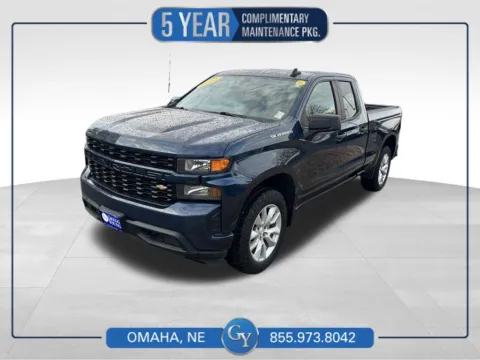 Blue 2020 Chevrolet Silverado 1500 Custom for sale in Omaha, NE
