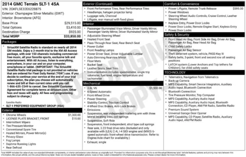 Photos of 2014 GMC Terrain SLT-1 for sale in Omaha, NE at Gregg Young Chevrolet of Omaha
