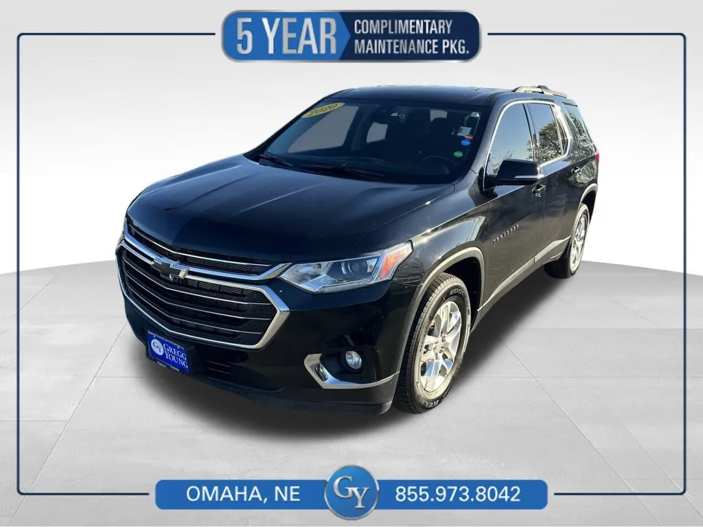 Black 2020 Chevrolet Traverse LT for sale in Omaha, NE