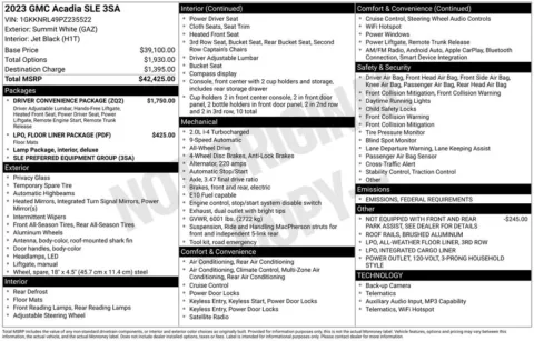 Photos of 2023 GMC Acadia SLE for sale in Omaha, NE at Gregg Young Chevrolet - Omaha