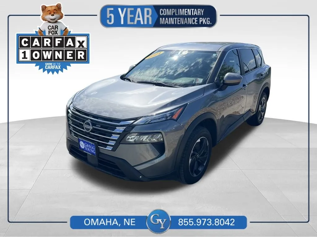 Gray 2024 Nissan Rogue SV for sale in Omaha, NE