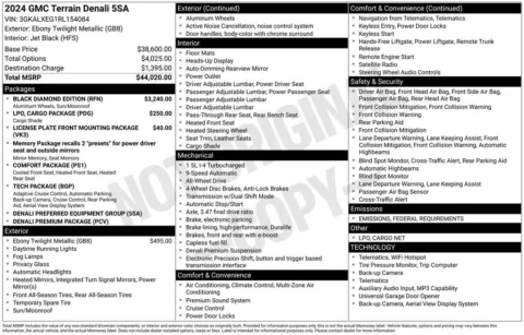 Photos of 2024 GMC Terrain Denali for sale in Atlantic, IA at Gregg Young Atlantic