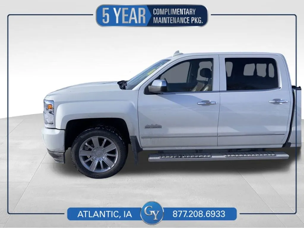 White 2017 Chevrolet Silverado 1500 High Country for sale in Atlantic, IA