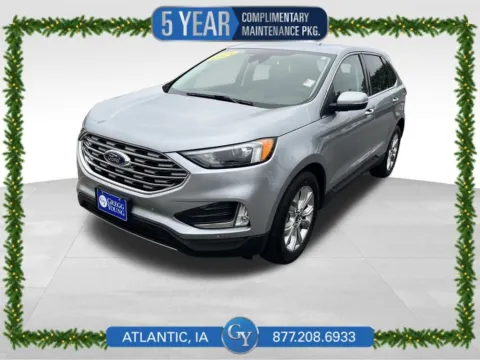Silver 2024 Ford Edge Titanium for sale in Atlantic, IA