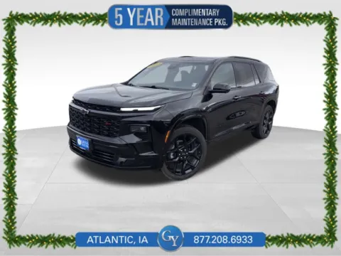 Black 2024 Chevrolet Traverse RS for sale in Atlantic, IA