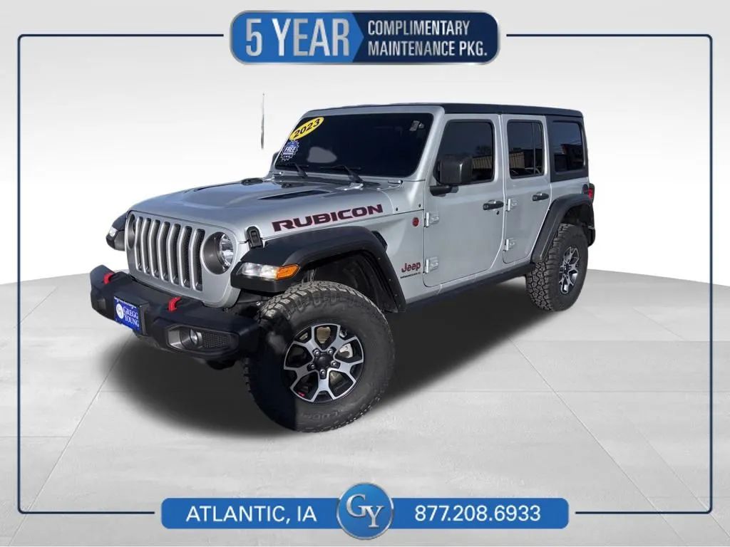 Silver 2023 Jeep Wrangler Rubicon for sale in Atlantic, IA
