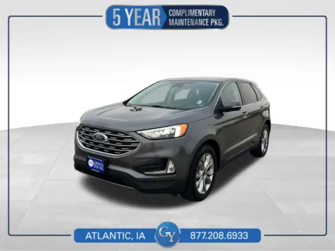 Gray 2024 Ford Edge Titanium for sale in Atlantic, IA