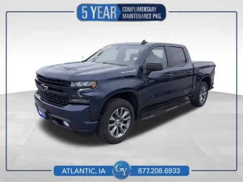 Blue 2021 Chevrolet Silverado 1500 RST for sale in Atlantic, IA