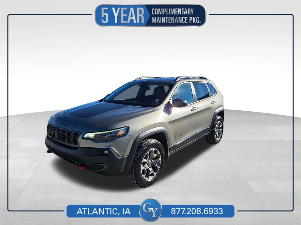 Used 2020 Jeep Cherokee Trailhawk with VIN 1C4PJMBX3LD656591 for sale in Newton, IA