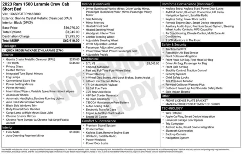 Photos of 2023 Ram 1500 Laramie for sale in Atlantic, IA at Gregg Young Atlantic