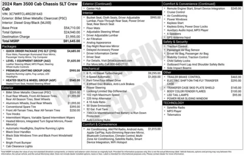 Photos of 2024 Ram 3500 SLT for sale in Atlantic, IA at Gregg Young Atlantic