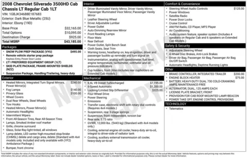 Photos of 2008 Chevrolet Silverado 3500HD LT for sale in Atlantic, IA at Gregg Young Atlantic