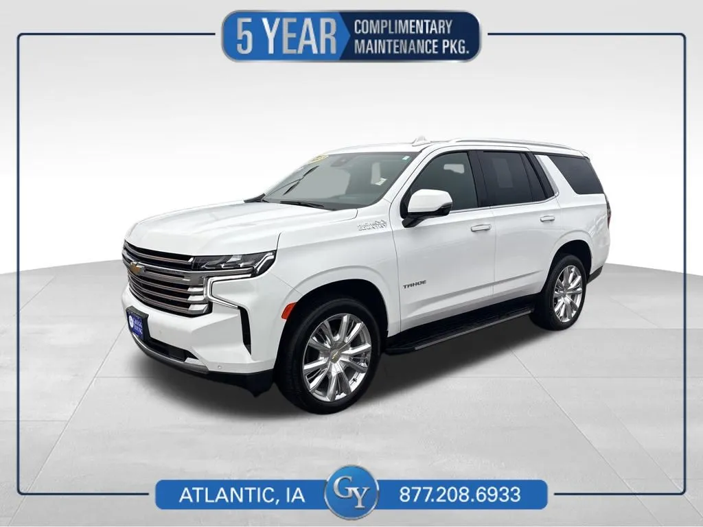 White 2023 Chevrolet Tahoe High Country for sale in Atlantic, IA