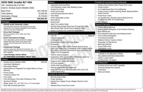 Photos of 2020 GMC Acadia SLT for sale in Atlantic, IA at Gregg Young Atlantic