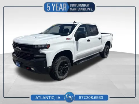 White 2021 Chevrolet Silverado 1500 LT Trail Boss for sale in Atlantic, IA
