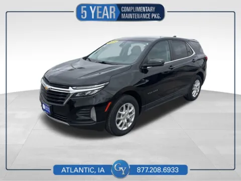 Black 2022 Chevrolet Equinox LT for sale in Atlantic, IA