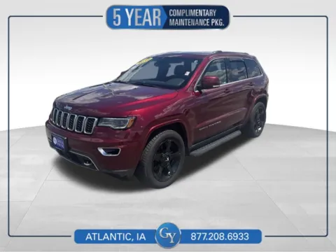 Red 2018 Jeep Grand Cherokee Limited for sale in Atlantic, IA
