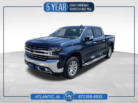 Blue 2019 Chevrolet Silverado 1500 LTZ for sale in Atlantic, IA