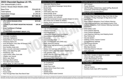 Photos of 2023 Chevrolet Equinox LS for sale in Atlantic, IA at Gregg Young Chevrolet GMC Atlantic