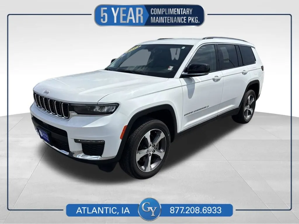 White 2023 Jeep Grand Cherokee L Limited for sale in Atlantic, IA