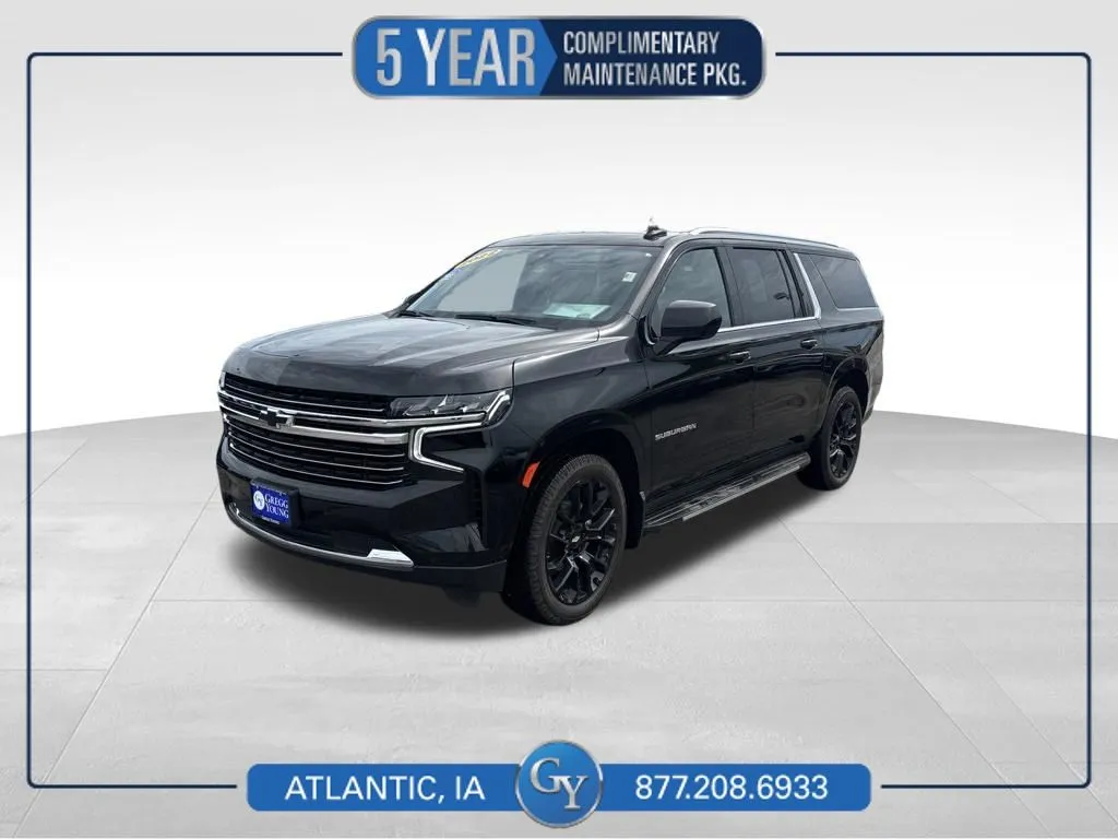Black 2022 Chevrolet Suburban LT for sale in Atlantic, IA