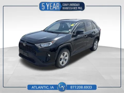 Black 2021 Toyota RAV4 XLE for sale in Atlantic, IA