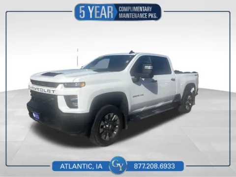 White 2023 Chevrolet Silverado 2500 HD Custom for sale in Atlantic, IA