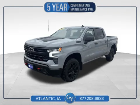 Gray 2024 Chevrolet Silverado 1500 LT Trail Boss for sale in Atlantic, IA