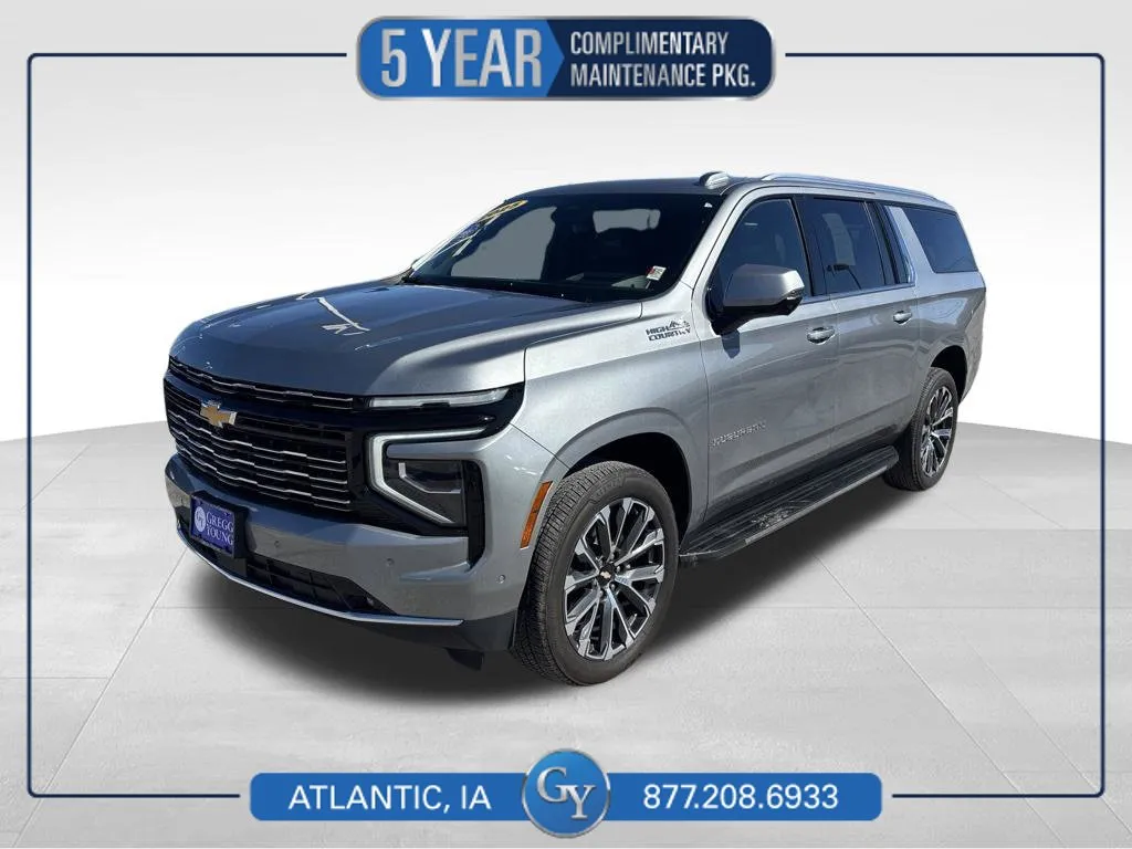 Gray 2025 Chevrolet Suburban High Country for sale in Atlantic, IA