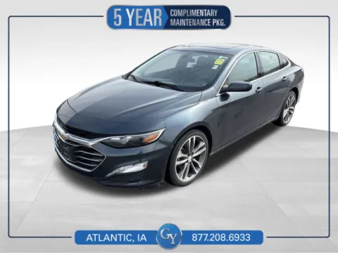 Gray 2021 Chevrolet Malibu LT for sale in Atlantic, IA