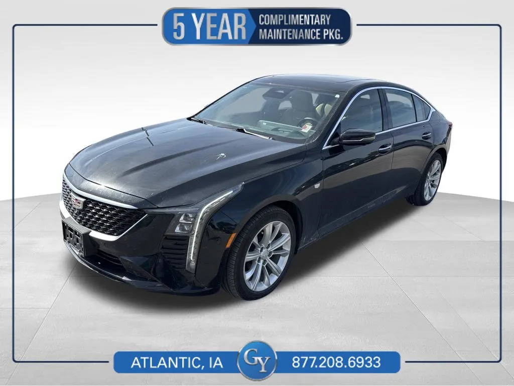 Black 2025 Cadillac CT5 Premium Luxury for sale in Atlantic, IA