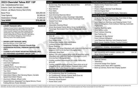 Photos of 2023 Chevrolet Tahoe RST for sale in Atlantic, IA at Gregg Young Atlantic