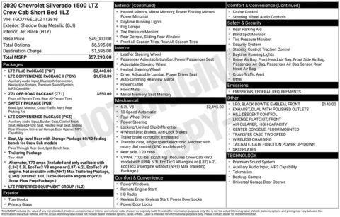 Photos of 2020 Chevrolet Silverado 1500 LTZ for sale in Atlantic, IA at Gregg Young Atlantic