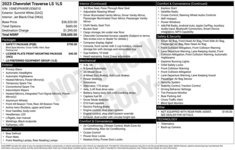 Photos of 2023 Chevrolet Traverse LS for sale in Indianola, IA at Gregg Young Buick GMC Indianola