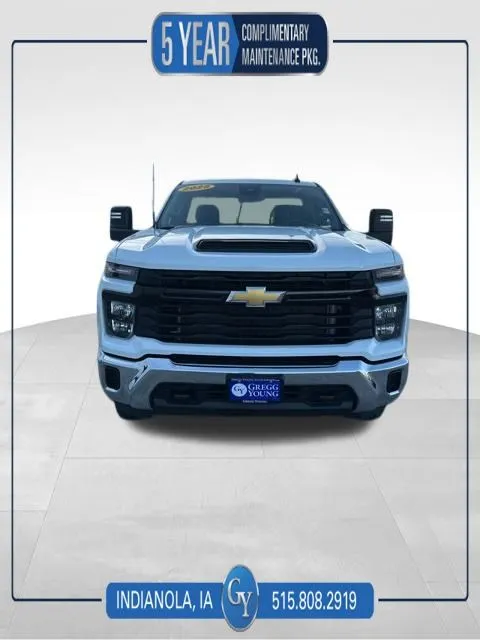 White 2025 Chevrolet Silverado 2500HD Work Truck for sale in Indianola, IA