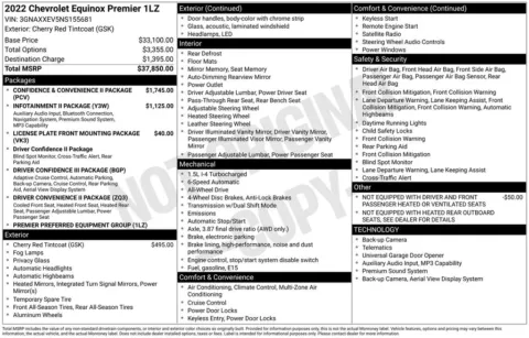 Photos of 2022 Chevrolet Equinox Premier for sale in Indianola, IA at Gregg Young Buick GMC Indianola