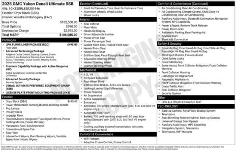 Photos of 2025 GMC Yukon Denali Ultimate for sale in Indianola, IA at Gregg Young Buick GMC Indianola