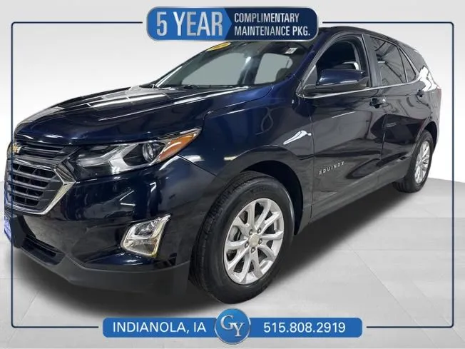 Blue 2021 Chevrolet Equinox LT for sale in Indianola, IA