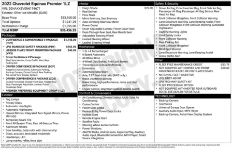 Photos of 2022 Chevrolet Equinox Premier for sale in Indianola, IA at Gregg Young Buick GMC Indianola