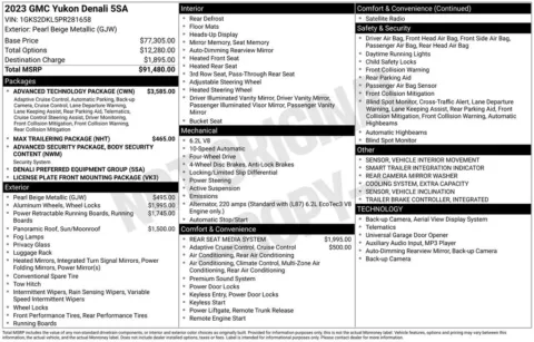 Photos of 2023 GMC Yukon Denali for sale in Indianola, IA at Gregg Young Buick GMC Indianola