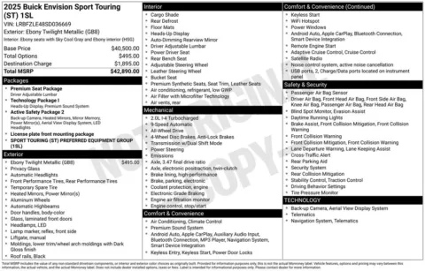 Photos of 2025 Buick Envision Sport Touring for sale in Indianola, IA at Gregg Young Buick GMC Indianola