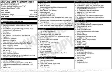 Photos of 2023 Jeep Grand Wagoneer Series II for sale in Indianola, IA at Gregg Young Buick GMC Indianola