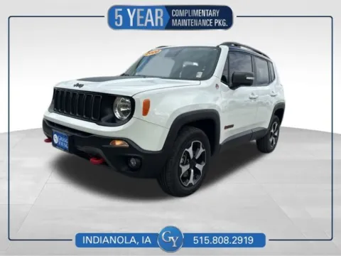 White 2020 Jeep Renegade Trailhawk for sale in Indianola, IA